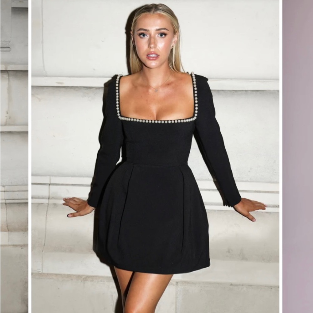 ODD MUSE THE ULTIMATE MUSE PEARL DRESS BLACK